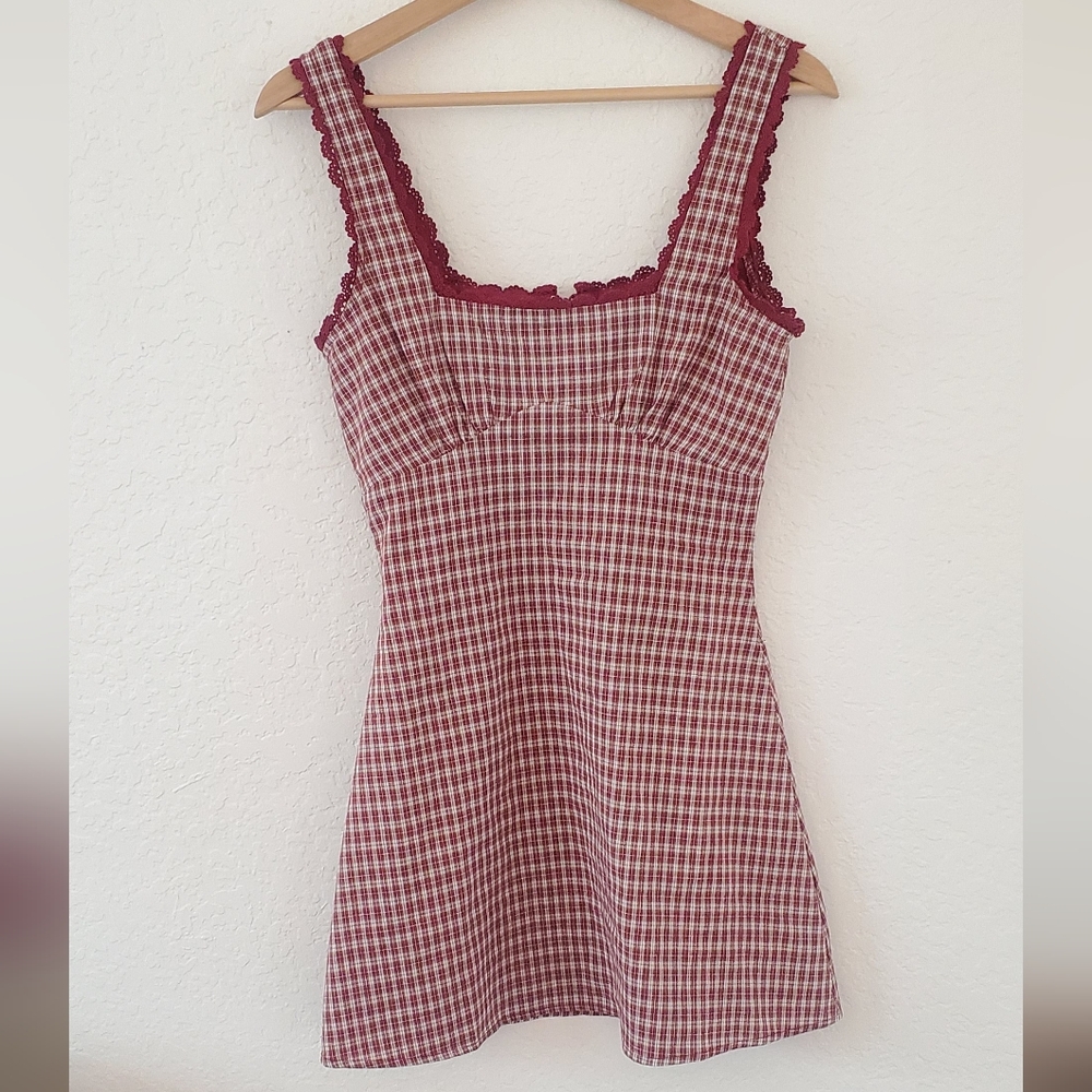 Princess Polly Viral Plaid Sleeveless Dress